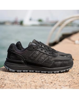 Q1905 Sneaker bussel zwart/ wit