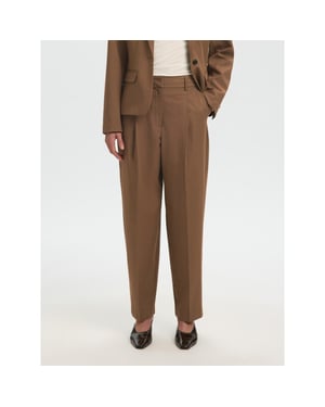 Selected Femme slwbarrel signe mw pant noos 16101748 toffee