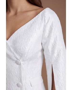 Jacquard Mini Blazer Dress