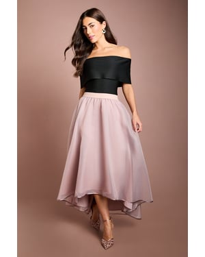 Hi Lo Organza Skirt