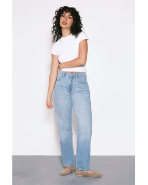 Basics High Waist Mom Jean