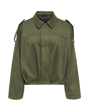 Only Onlmoon-stina faux suede bomber pnt noos grape lea