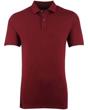 Casa Moda poloshirt bordeaux pique