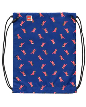 Lego Parrot Navy Drawstring Bag