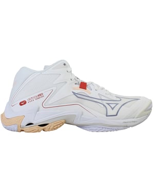 Mizuno Wave Lightning Z8 Mid Womens White Volleyball Shoes