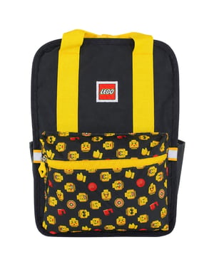 Lego 18L Heads and Cups Tribini Fun Kids Yellow/Black Backpack