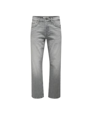 Only & Sons Onsedge performance mg 3823 dot dnm grey denim