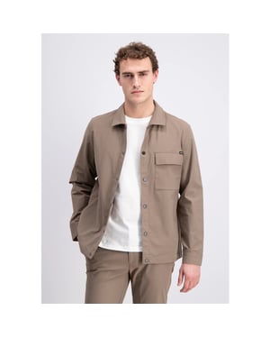 Gabbiano Heren overshirt 4265413 4232 wood brown