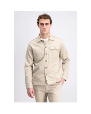 Gabbiano Heren overshirt 4265411 5002 ivory bone