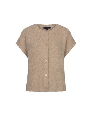 Red Button Rb sleeveless boucle latte