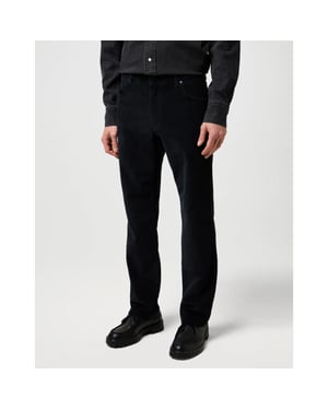 Wrangler Greensboro heren regular-fit corduroy black