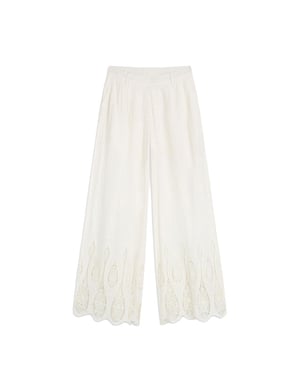 Summum 4s2901-12463 trouser crinkle embro