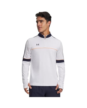 Men's Under Armour Challenger Tracksuit Top in White/Navy