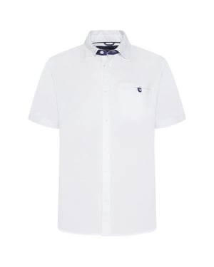 Kam Mens Plus Size Stretch Shirt Button Up Short Sleeve
