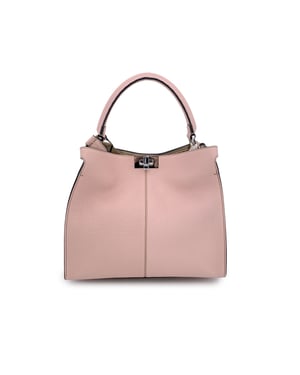 Fendi Läderhandväska Peekaboo X-Lite