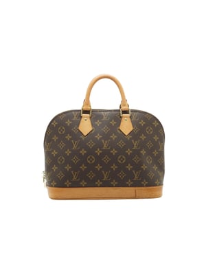Louis Vuitton Vintage Tygväska Alma