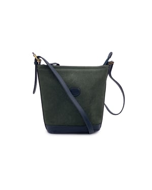 Gucci Vintage Mocka Axelväska Sammankopplande