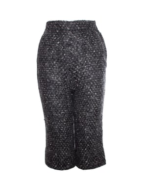 Dolce & Gabbana, grå knäbyxor i ull.