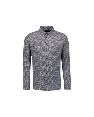 No Excess Heren overhemd 33430813 138 dusty blue