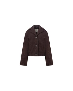 Nukus Nkf12010 334 madelin jacket boucle chocolate