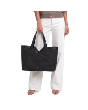 Nikkie Alvin suede shopper