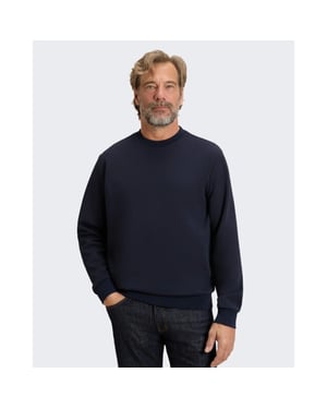 Woolrich Heren logo sweater met ronde hals