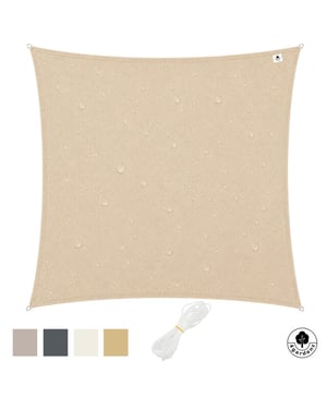 4gardenz Schaduwdoek waterafstotend vierkant 5x5 mtr -