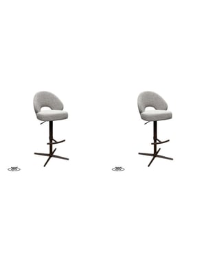 Label51 barstoel saint tropez - 57x55x93cm set van 2