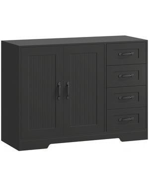 4goodz Dressoir met 4 lades en 2 deurtjes 40x105x76 cm -