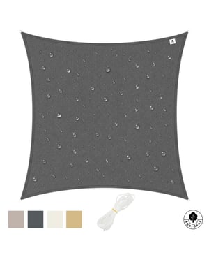 4gardenz Schaduwdoek waterafstotend vierkant 2x2 mtr -