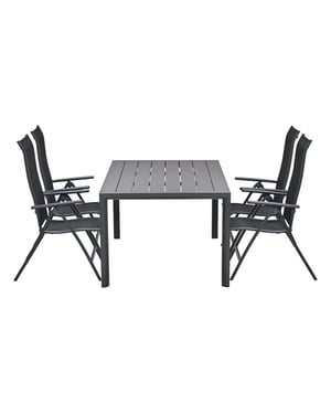 Garden Impressions Limone/gosford tuinset 4 pers met verstelbare stoelen