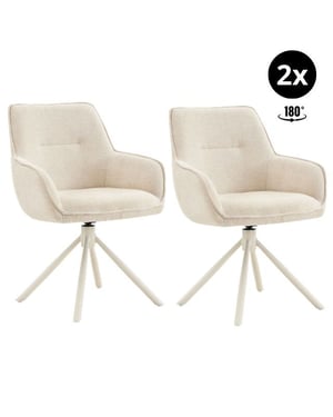 Multifurn Eetkamerstoel mika (set van 2)