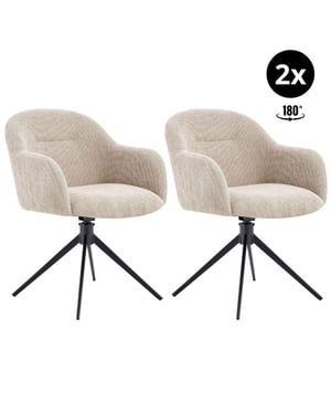 Multifurn Eetkamerstoel juul (set van 2)