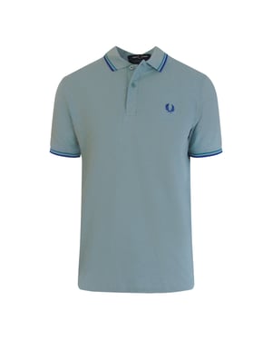 Fred Perry Babyblå Pikétröja