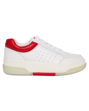 Amiri Stadium Low White Red