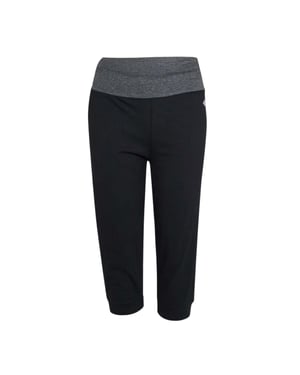 Umbro Yogabyxor med logotyp för kvinnor/damer (Svart)