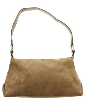 Womens Slouchy Shoulder Bag Holly Zip Fastening green