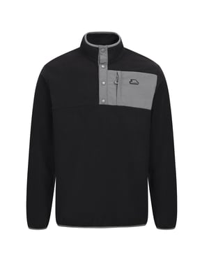 Trespass Mens Hosta Anti-Pilling Fleece Top (Svart)
