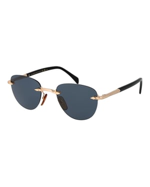 David Beckham Rose Gold Metalen Zonnebril