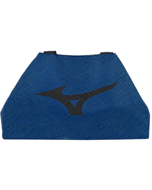 Mizuno Logo Black/Blue Mesh Holdall Bag