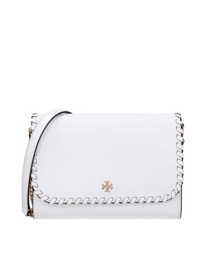 Tory Burch Witte Leren Clutch Tas