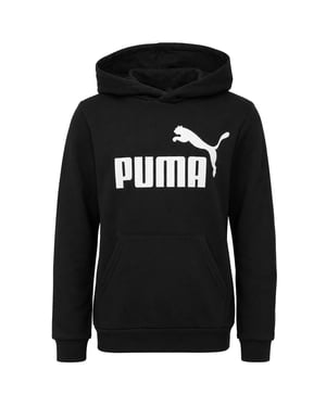 Puma Big Logo Kids Black Hoodie
