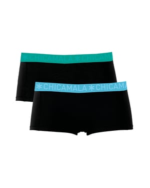 Chicamala Boxershorts för Flickor - 2-Pack - Underkläder för Flickor