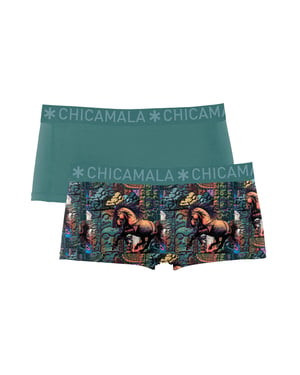 Chicamala Boxershorts för Flickor - 2-Pack - Underkläder för Flickor