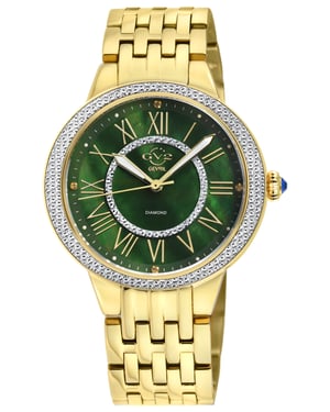 GV2 Astor II Women's Green MOP Dial IPYG Watch