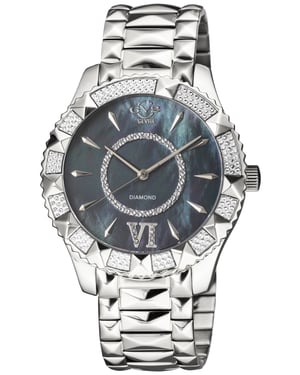 GV2 Venice Womens Blue MOP Dial Stainless Steel Watch..