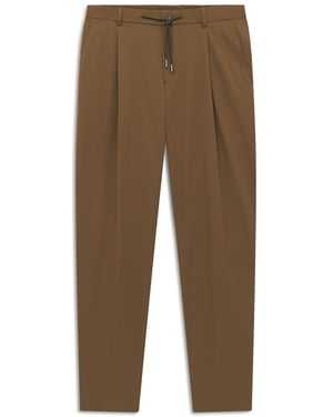 Bugatti Herren Broek met plooien Dynamic Series Travel Stretch