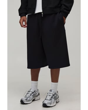 Pleat Front Scuba Bermuda Jort