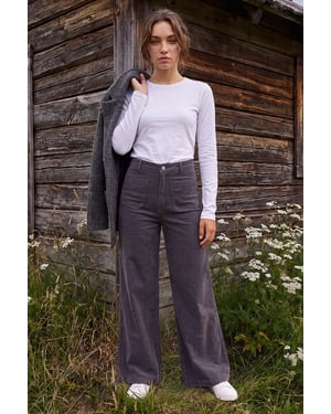 Petite Corduroy Pocket Jean
