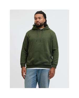 Jack & Jones Big Size Mens Pullover Hoodie Relaxed Fit